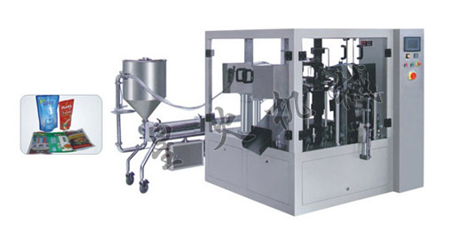 給袋式袋裝辣椒醬灌裝機(jī)