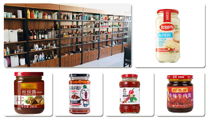 自動化牛肉醬灌裝線-醬料灌裝生產線設備廠家樣品展示