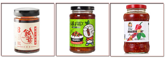 辣椒醬灌裝生產(chǎn)線樣品展示