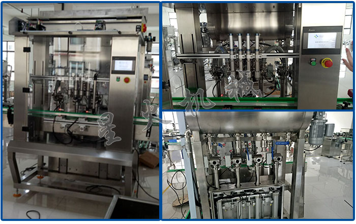 海鮮拌飯醬灌裝機，招牌拌飯醬灌裝機