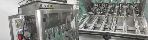 6頭臥式攪拌醬料灌裝機(jī)