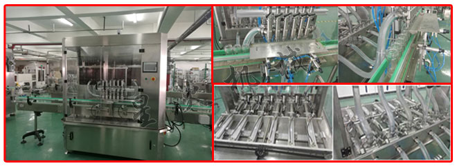星火廠房調(diào)味醬醬料灌裝機設(shè)備及細節(jié)實拍