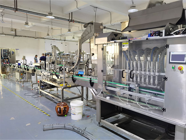 火鍋醬料自動(dòng)灌裝機(jī)生產(chǎn)線