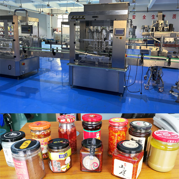 >辣椒醬灌裝機機械設備-全自動辣椒醬灌裝機生產(chǎn)線
